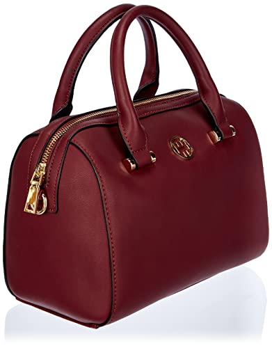 TORRENS Bolsos y Complementos Maletin Dos Asas Graus Color Vino, Bolso DE Mano con ASA Larga Extraible para Mujer, Mediano Cover