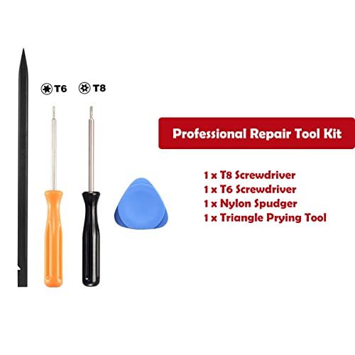 Cemobile Black LB RB LT RT Triggers Buttons Bumpers Replacement Compatible With Xbox Series X Series S Controller, T6 T8 Screwdriver Spudger Prying Repair Tool Kits - Image 4
