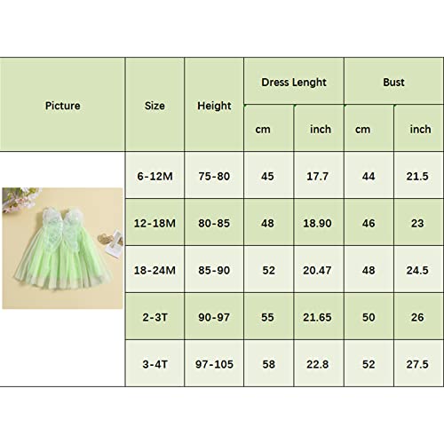 Dcohmch Toddler Baby Girl Halloween Costumes Fairy Wings Butterfly Sleeveless Tutu Dress Halloween Costume Outfits  thumb #8
