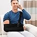rosenice Arm Sling - Shoulder Immobilizer Medical Support Strap for Broken Fractured Arm Elbow Wrist, Adjustable Shoulder Rotator Cuff Support Brace, Left and Right Arm