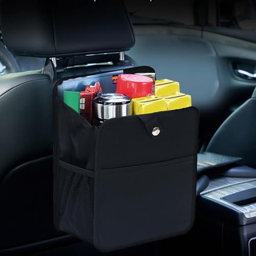 Bolsa trasera de coche con base rígida y diseño plegable compacto 4