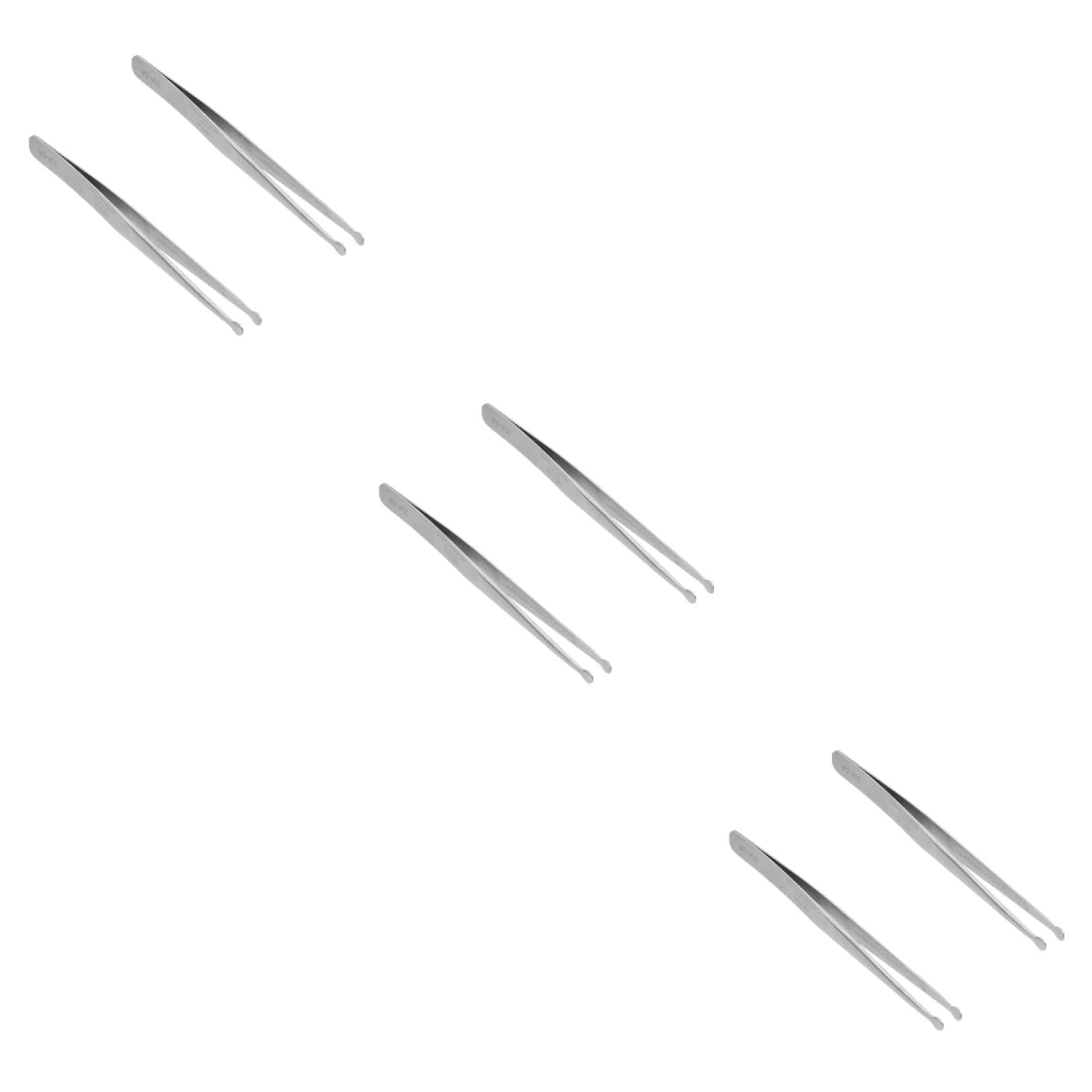 6stücke Präzisions Anti-statik Pinzetten Aus Edelstahl Ergonomische Stamp Pinzetten Für Philatelie Elektronik Schmuck Und Feine Handarbeiten Antimagnetisch Hochfest Und