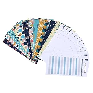 Gatuida 12-teiliges Set Bargeldumschläge Budgetplaner