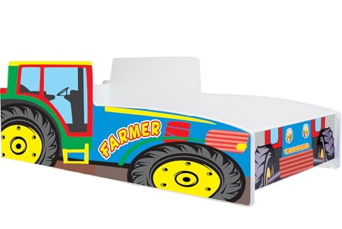KOBI Lit Enfant Tracteur Multicolore 160 x 80