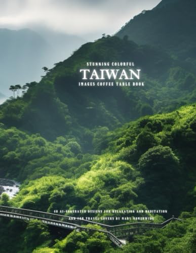 Stunning Colorful Taiwan Images Coffee Table Book: 40 AI-Generated Designs for Relaxation and Meditation and for Travel Lovers
