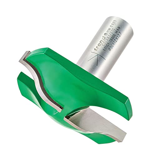Trend CraftPro Large Panel Raiser Router Cutter, 1/2 Inch Shank, 12mm Radius and 12mm Cut Diameter, Tungsten Carbide Tipped, C173X1/2TC