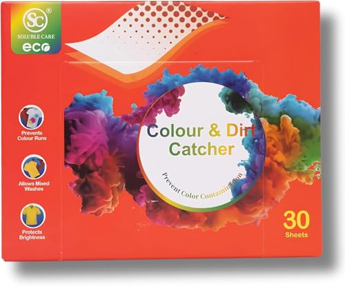 Soluble Care: Color Catcher Laundry Sheets | Protects Colors &