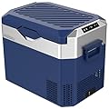 Megiu Car Freezer Portable 12V Refrigerator 32 Quart 12 Volt Fridge Compressor Cooler 12V/24V DC 110?240 V AC for Truck Van RV Camper SUV and Home Use