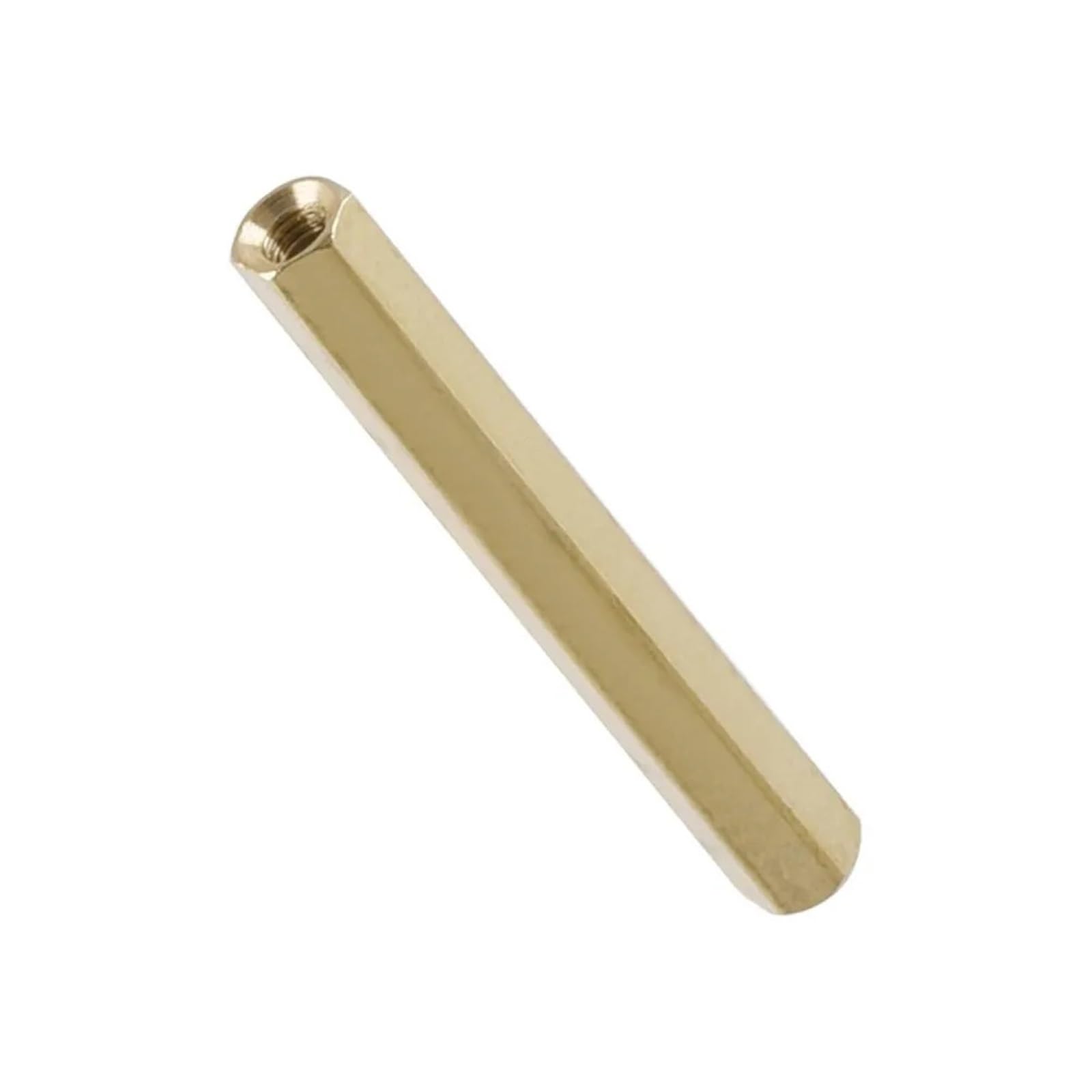 100 sztuk/partia M2/M2.5/M3*L kobieta z łbem sześciokątnym mosiężne śruby dystansowe filar gwintowany PCB komputer płyta główna PC dystans dystansowy (Color : 50mm, Size : M6)