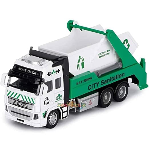 WELL ENTERPRISE City Sanitation Truck Die cast Metal Friction Powered Garbage Truck with. 360° Movement Top Open Dumper (Sanitation Truck) (B0CK5W8B3M) Amazon Price History, Amazon Price Tracker