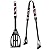 NCAA LSU Tigers Steel BBQ Tool Set (2 Piece)