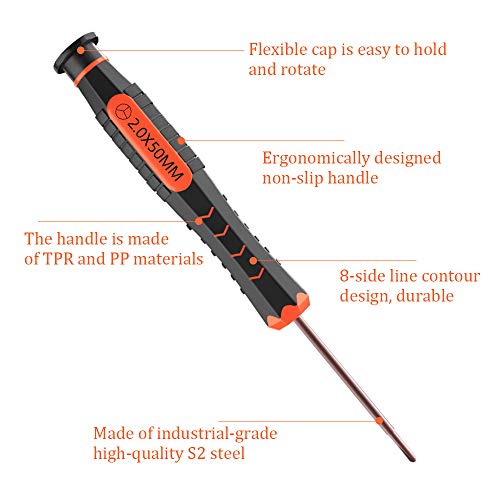 XBRdepot Triwing Y00 Y0 Y1 / Y1.5 Y2.5 Y3.0 PH00 Screwdriver Set for Nintendo Products Nintendo Switch Switch Lite Wii Gamecube Gameboy Advance DS Lite DSi 3DS GBA SP NDS