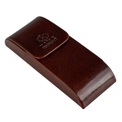 Can i travel with glasses in my hand luggage Elegant Brown Leather Glasses Case