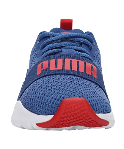 Image of Puma unisex-child Wired PS Galaxy Blue-High Risk Red Running Shoe - 11 UK (36690308)