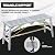 62.99"x14.57" Scaffolding Platform Adjustable Work Platform with 660 lbs Capacity,31 to 51 inches Step Ladder,Sturdy Folding Scaffolding,Heavy Duty Portable Bench Ladder Stool with Non-Slip Feet