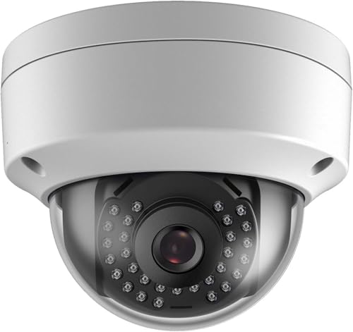4MP PoE Vandal Dome Camera, IP66, 65ft Night Vision