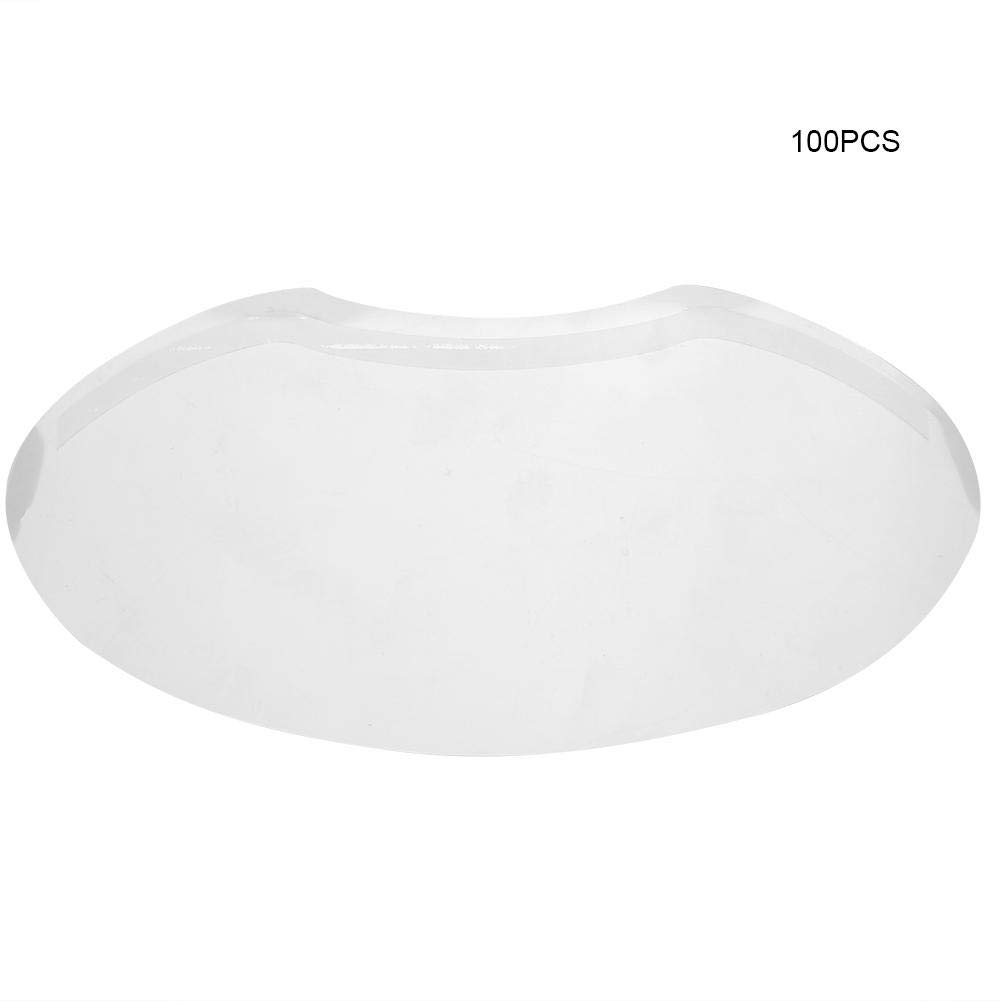 Protector Facial de Laca Para El Cabello, 100 Piezas Profesional Transparente Para Peluquería Peluquería Tinte Para El Cabello, Protección Para La Cara Ojos