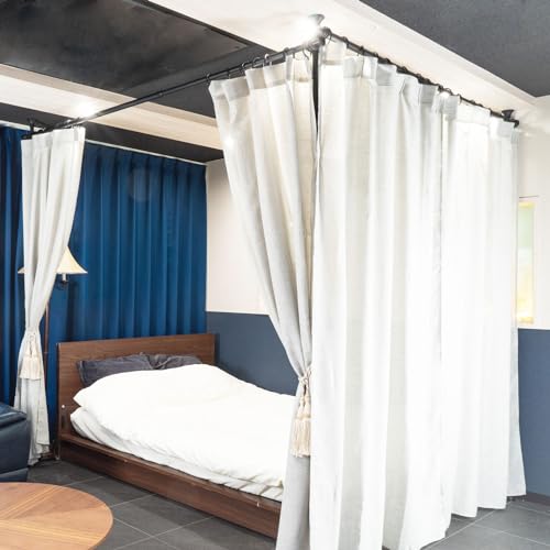 RP(YAMAZEN) J[e ˂ p[e[V 3|[ J[e4/J[eO/tbNt Lk Ԏd؂ 90-273(ݒu : ő530cm)×s90-273×190-260cm gi }bgubN WJC