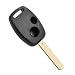 iTimo Coque de clé de voiture de remplacement pour Honda Accord Civic CRV Pilot (2 boutons)