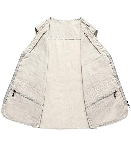 Image of Mens Outdoor Fishing Vest Safari Travel Photography Vests Jacket Multi Pocket