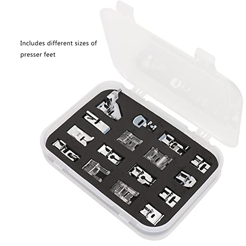 Accesorios para Máquina de Coser Juego de Pies Prensatelas Acero miniatura 7