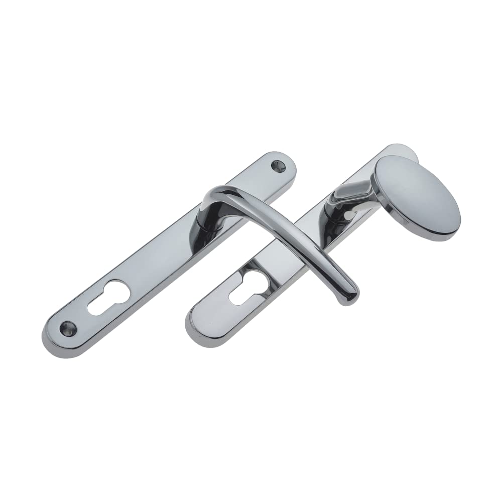 Fab & Fix Chrome Balmoral 92 Lever/Pad Upvc Furniture - Polished