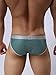 BRAVE PERSON 57 Fashion Trendy Men's Jacquard Sexy Comfort Briefs Pouch Bikini (XL / 32-37, Green & Blue & Orange)