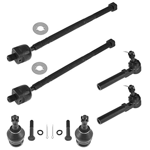 Front Lower Ball Joints Inner Outer Tie Rod End Suspension & Steering Kit