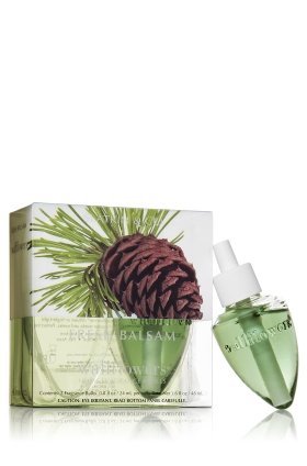 Bath & Body Works Slatkin & Co. Wallfowers Home Fragrance Refills - 2 Refill Bulbs - Fresh Balsam