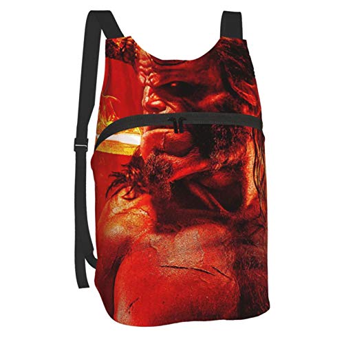 PXQOV Hell Baron Folding Portable Backpack- Ultra Lightweight Packable Water Resistant Travel Hiking Backpack Daypack Small Casual Handy Camping Outdoor Backpack