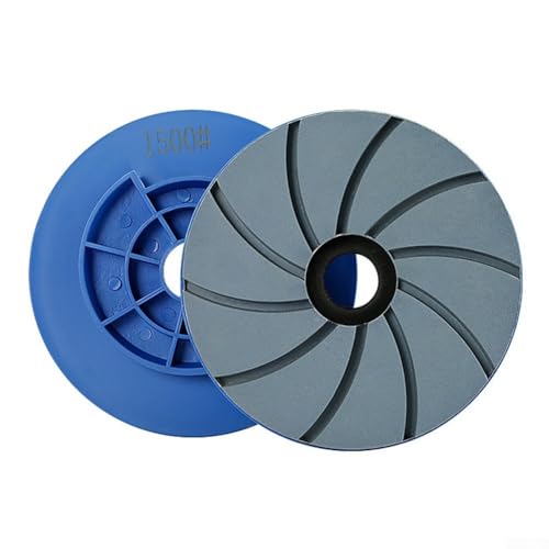 Almohadillas de pulido de 6 pulgadas para suelo de hormigón, bordes biselados para un paseo suave sobre el labio, diseñadas para máquinas automáticas de bordes y uso húmedo en superficies de piedra