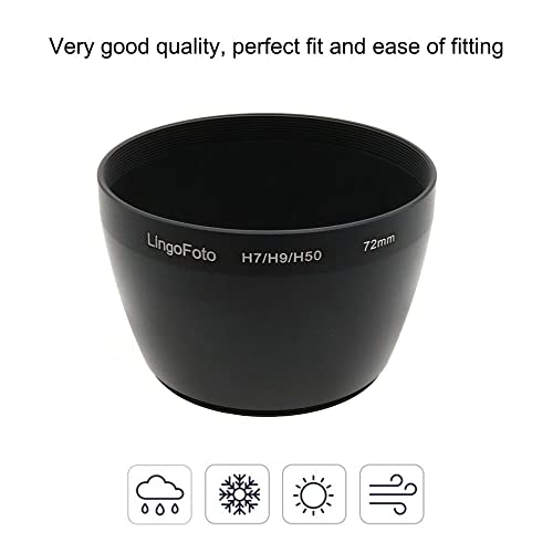 Tubo adaptador metálico de 72 mm para lentes y filtros, compatible con Sony DSC-H7, DSC-H9 y DSC-H50 miniatura 5