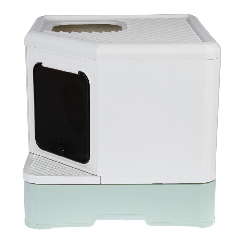 Inodoro Hop-In de plástico ecológico | con entrada superior y frontal | con bandeja inferior extraíble y rejilla | Dimensiones: 50,8 x 53 x 52 cm