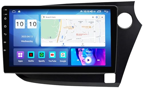 Autoradio Android 12 pour Honda Insight 2009-2014 avec GPS et CarPlay sans fil