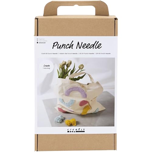 Craft Punch Needle Pastellfarben Tote Bag 1 Packung