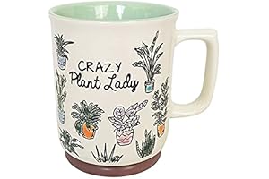 Blue Sky Ceramic 'Crazy Plant Lady' Mug (18 ounces)