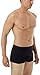Underworks Cotton Spandex Ultra Light Compression Boxers 3-Pack, Medium Black