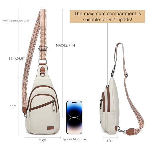09 Beige with Brown Sling Bag + Beige with Brown Small Crossbody Bags for women4