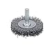 Dynabrade Stainless Steel Wheel Brush 0.014 in Bristle Diameter - Shank Attachment - 3 in Outside Diameter - 78866 [PRICE is per WHEEL]