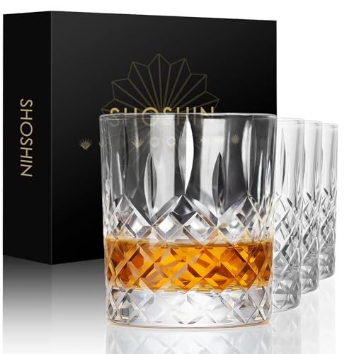 SHOSHIN Hand Cut Whiskey Glasses