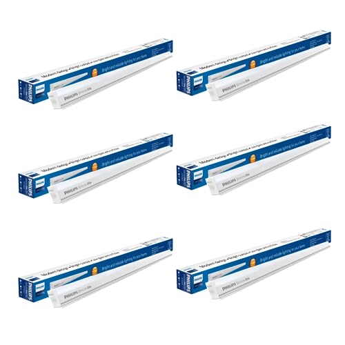 Image of Philips Slimline 10-Watt 2-Feet LED Tubelight Batten (Natural White, Pack of 6)