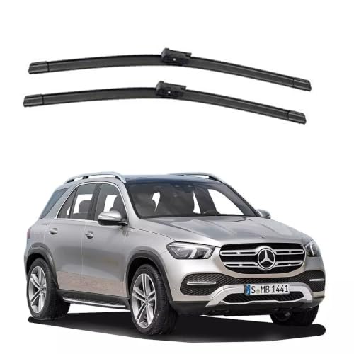 Image of Oshotto Frameless (O.E.M Type) Wiper Blades Compatible with Mercedes Benz GLE 2015-2020 (26 inch / 24 inch)