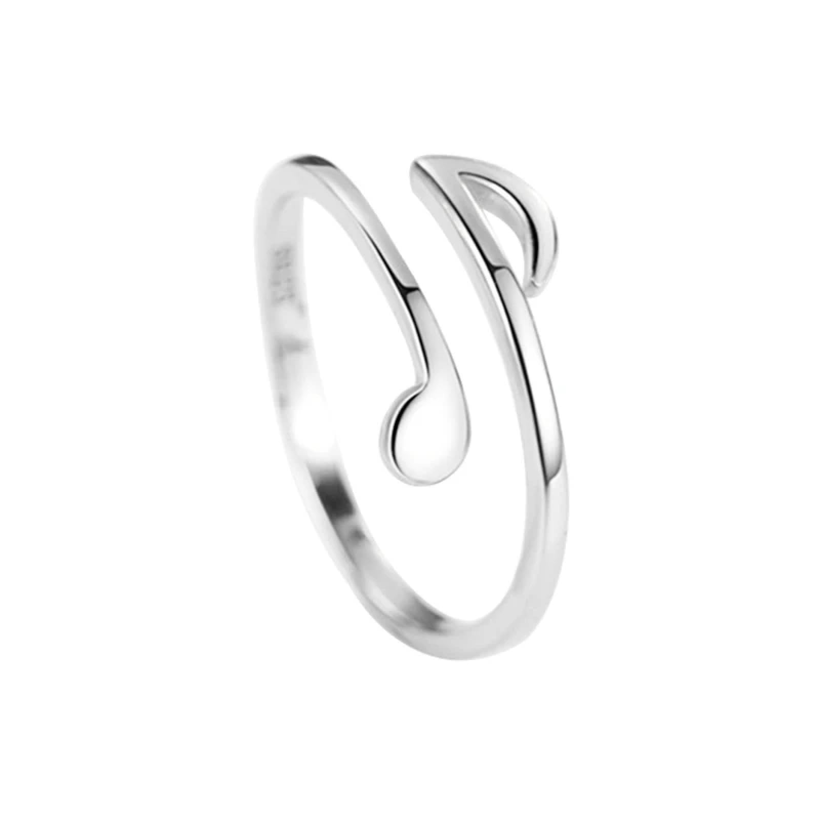 Bague note de musique anneaux ajustables résolvant le problème de taille