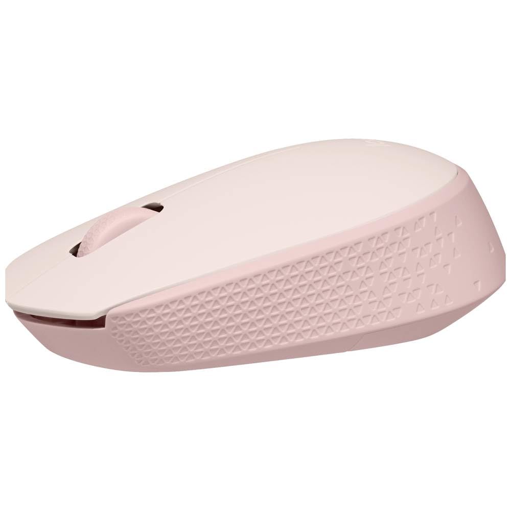 LogitechM171 Wireless Mouse for PC, Mac, Laptop, 2.4 GHz with USB Mini Receiver, Optical Tracking, 12-Months Battery Life, Ambidextrous - Pink
