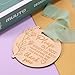 Please Do Not Touch or Kiss Baby Sign, Wooden Round Baby Stroller Tag with Ribbon Please Don’t Touch Sign No Touching Kissing Signs for Newborn (Wood Color)