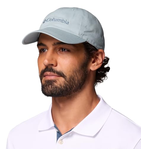 Image of Columbia Unisex Provisions Ball Cap, Lemon Wash /Mountain Landscape