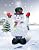 TRMESIA 4ft Inflatable Snowman Decoration for Outdoor Yard, Blow up Hollow Snowman with Lights for Lawn Indoor Party Props, Christmas Lighted Decor