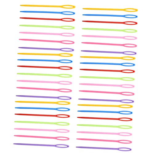 HAPINARY 1000pcs Plastic Needles for Yarn Ideal for Sweater Knitting Craft Projects and Scarves