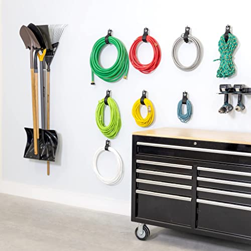 Image of StoreYourBoard Garage Garden Tool Wall Mount Hook, Garage Organization and Storage, Shovel & Rake Hangers Yard Tool Rack, Industrial Steel Holds 50 Pounds
