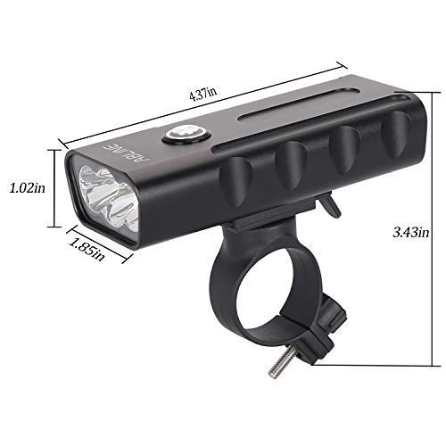 image for Abline Bike Lights, Multifunction High Intensity LED Bicycle Headlight